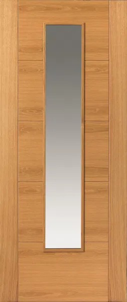 Internal Tigris Oak Pre-Finished (CLEAR GLASS) Door
