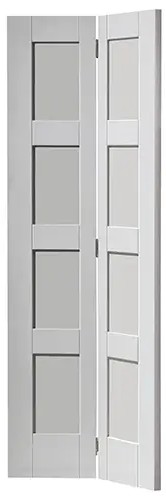 Internal Montserrat Primed Smooth White Bi-Fold Door