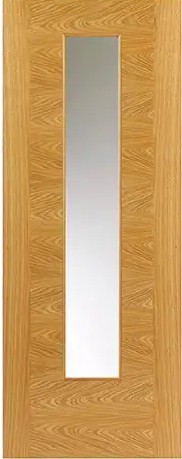 Internal Ostria Oak Pre-Finished (CLEAR GLASS) Door
