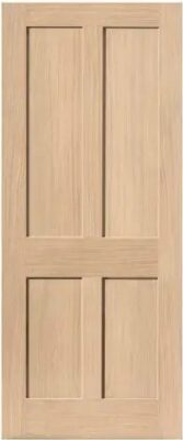 Internal Oak Rushmore Un-Finished Door FD30 44mm Fire Door