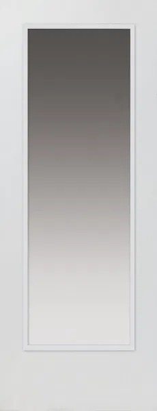 Internal Pattern 10 White Primed (CLEAR GLASS) FD30 44mm Fire door