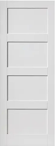Internal Montserrat White Primed Door
