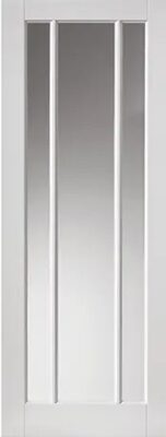 Internal Trinidad White Primed (CLEAR GLASS) DOOR