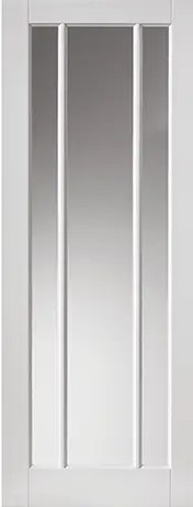 Internal Trinidad White Primed (CLEAR GLASS) DOOR