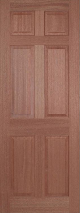 Hardwood Regency 6 Panel - Unfinished - DG