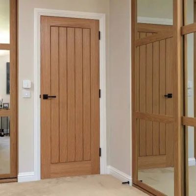 Internal Thames Oak Un-Finished Solid Core Door - Image 2