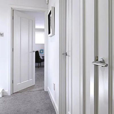 Internal Jamaica White Primed FD30 44mm Fire Door - Image 2