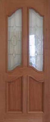 External Hardwood Richelieu Star Zinc Lead Door, also Brass Lead Available