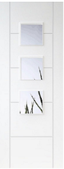 White Primed Trend / Vancouver 3 Light (CLEAR GLASS) FD30 - DF