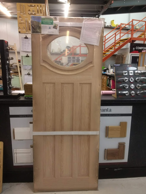 External Hardwood Nottingham - Unglazed (No Glass) Door