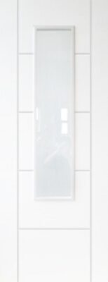 Internal White Primed Vancouver 1 Light (OBSCURE GLASS) Door