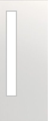 Internal Flush White Primed 20G (CLEAR GLASS) FD30 44mm Fire Door