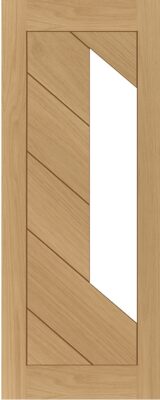 Internal Oak Torino (CLEAR GLASS) Pre-Finished Door