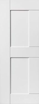 Internal White Primed Eccentro Smooth Finish FD30 44mm Fire Door