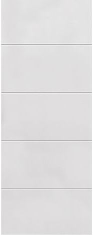 Internal White Primed Horizontal 4 Line FD30 44mm Fire Door