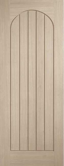 Internal Blonde Oak Arched Square Mexicano Pre-Finished Solid Core Door