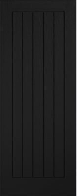 Internal Black Oak Mexicano Pre-Finished Solid Core Door