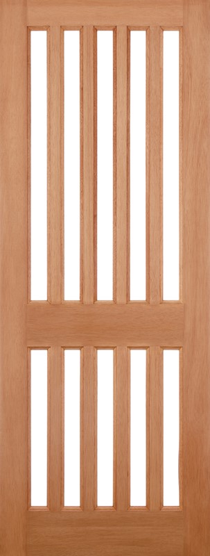 External Hardwood Windsor Un-Glazed 40mm Thick (NO GLASS) Un-Finished Door