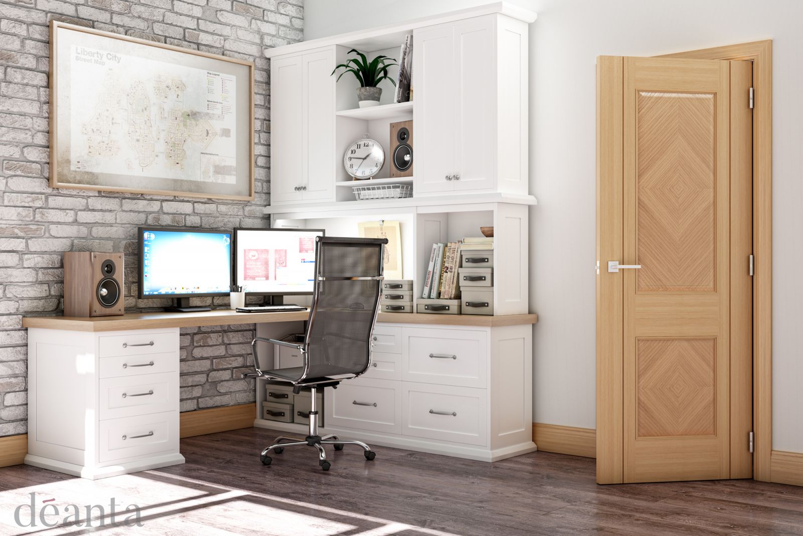 Internal Oak Kensington Pre Finished FD30 44mm Fire Door - Image 2