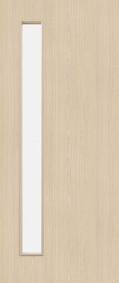 Flush Ash D06 Glazed FD30 44mm Pre-Finished Fire Door - DE