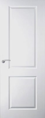 Internal White Primed 2 Panel Square Top Smooth FD30 44mm Fire Door