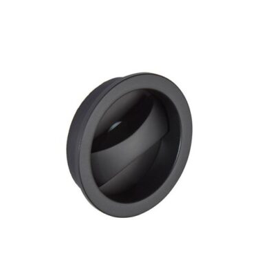Aries Pocket Door Privacy Handle - Matt Black - LPD
