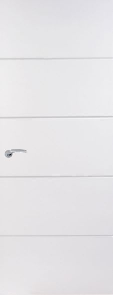 Internal White Premium Moulded Horizontal 4 Line FD30 44mm Smooth Door