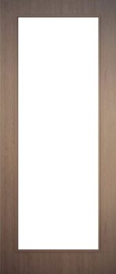 Lipped Timber Blank (CLEAR GLASS) 19G FD30 44mm Fire Door - MB