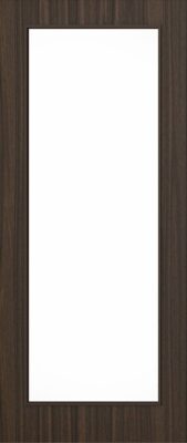 Flush Walnut D05 Glazed FD30 44mm Pre-Finished Firedoor - DE