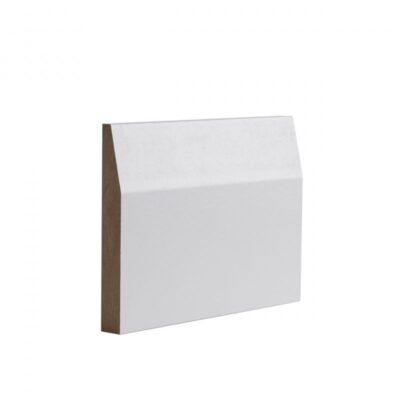 White Primed Half Splayed Skirting Pack