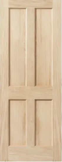 Internal Oak Derwent Un-Finished FD30 44mm Fire Door
