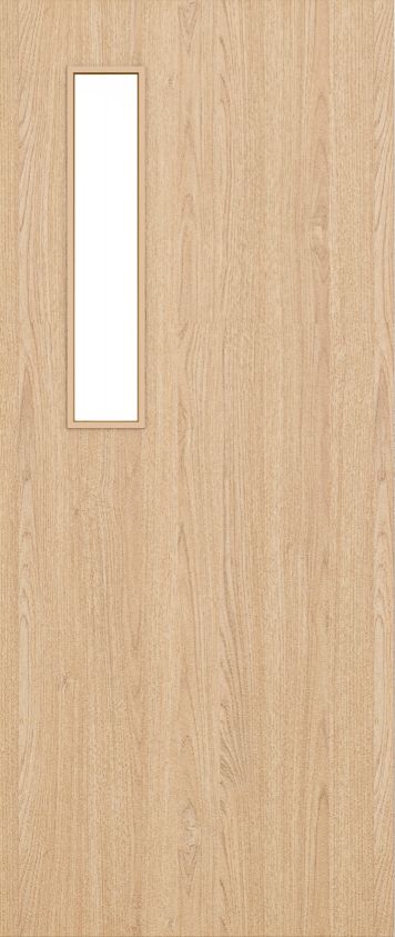 Internal Flush Oak Pre-Finished 08 Glazed FD30 44mm Fire Door