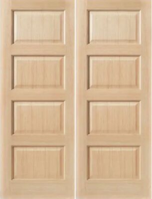 Oak Pattern 50 Mersey Rebated Pair Un-Finished - DG