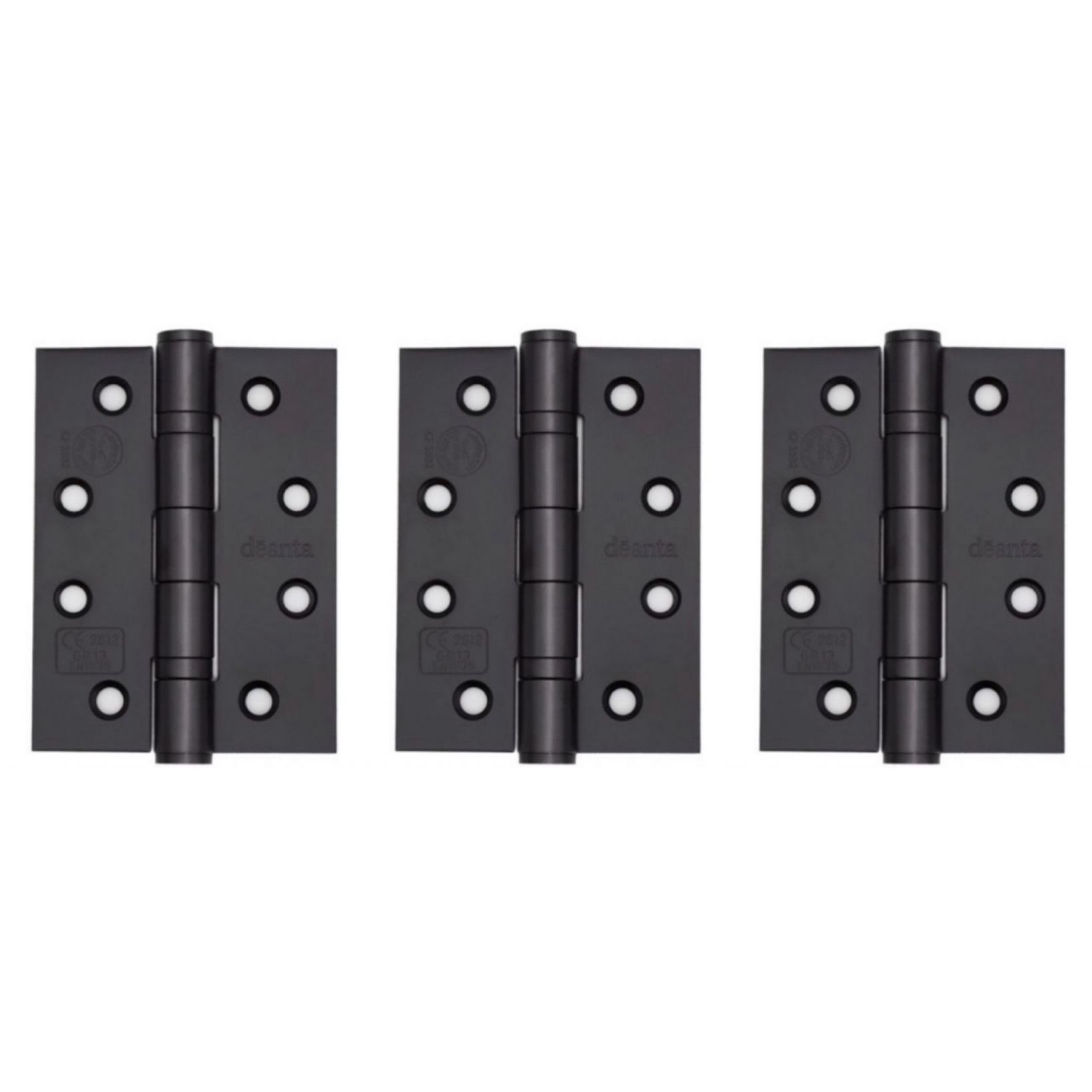 Black Grade 13 CE Ball Bearing Hinge (3 per pack)