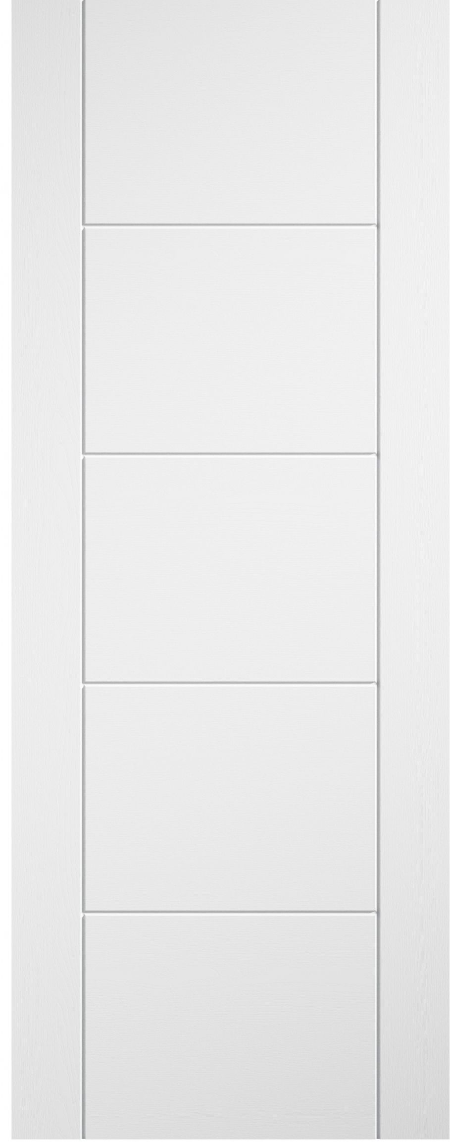 White Laminate Pre-Finished Ladder FD30 44mm Fire Door - LPD