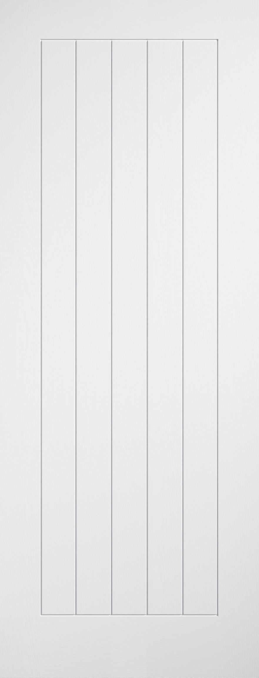 Internal White Pre-Finished Laminate Cottage FD30 44mm Fire Door