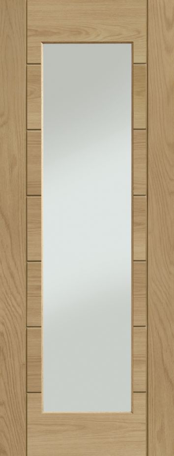 Oak Palermo Original 1 Light (CLEAR GLASS) Pre-Finished - XL