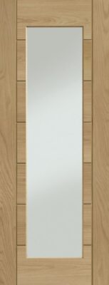 Oak Palermo Original 1 Light (CLEAR GLASS) FD30 44mm Un-Finished - XL