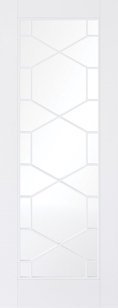 Internal Orly White Primed (CLEAR GLASS) Door