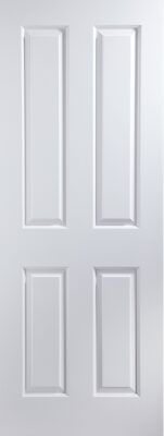 Internal White Primed Smooth 4 Panel Standard Core Door