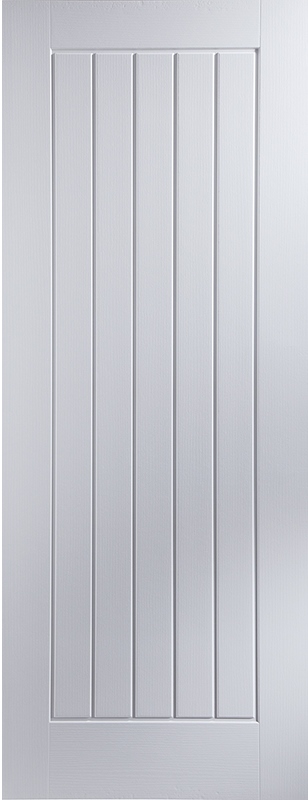 Internal White Primed Newark Woodgrain 44mm FD30 Fire Door