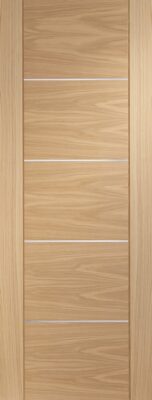 Oak Portici - FD30 - 44mm - Pre Finished - Aluminium Inlay   - XL
