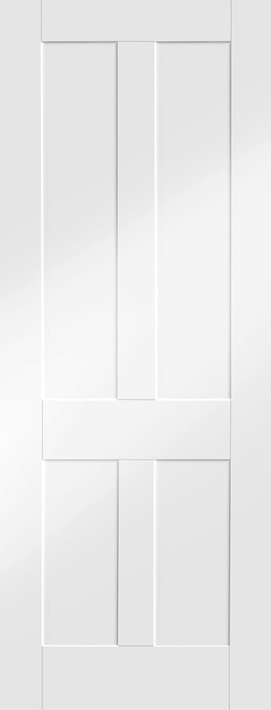 White Primed 4 Panel Victorian Shaker - XL