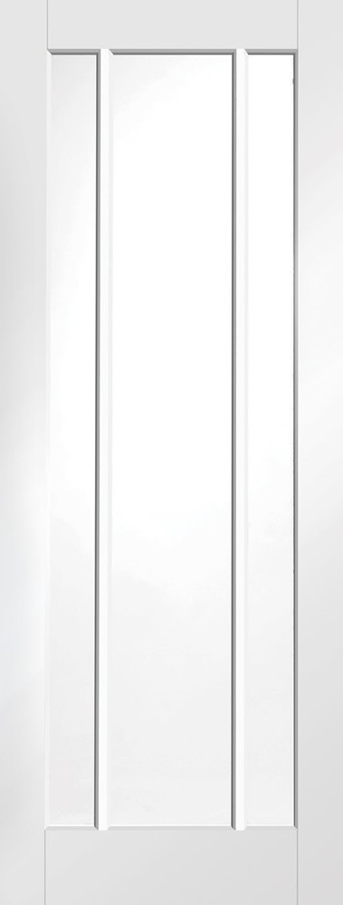 White Primed Worcester (CLEAR GLASS) - XL