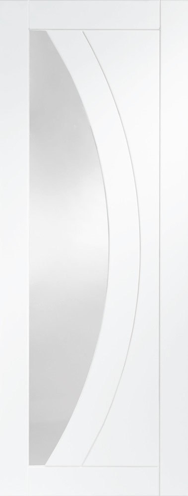 White Primed Salerno (CLEAR GLASS) FD30 44mm - XL