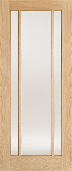 Internal Oak Lincoln (CLEAR GLASS) Pre-Finished Door