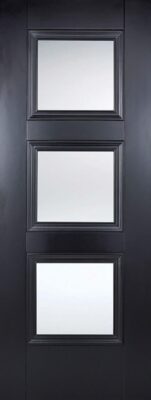 Black Primed Amsterdam (CLEAR GLAS) Solid Core - LPD