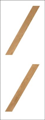 SOLID OAK FRAMED and LEDGED BRACING PACK - Unfinished - LPD