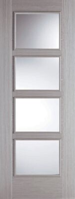 Internal Light Grey Vancouver (CLEAR GLASS) Pre-Finished Solid Core - LPD