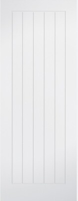 White Primed Mexicano FD30 44mm Fire Door - LPD